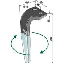 Dent pour herses rotatives (DURAFACE) - modèle droite
