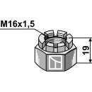 Kronenmutter M16x1,5