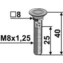 Schraube M8x1,25 - 10.9