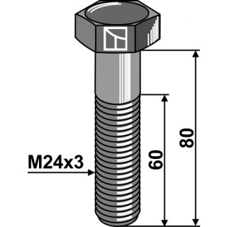Schraube - M24x3 - 10.9