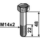 Schraube - M14x2