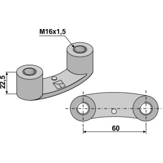 Bügelmutter - M16x1,5