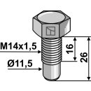 Sechskantschraube - M14x1,5 - 10.9