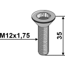 Schraube ISO10642 verzinkt