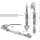 Oberlenker M36 x 3 mit Fanghaken und Gelenkkopf