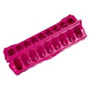 Kunststoff-Geflügelfuttertrog | pink (8,5 x 30 cm)