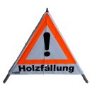 NESTLE Warnpyramide / Faltsignal Holzfällung /...