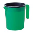 KAMER Vormelkbecher aus Kunststoff mit Sieb | grün (1 L)
